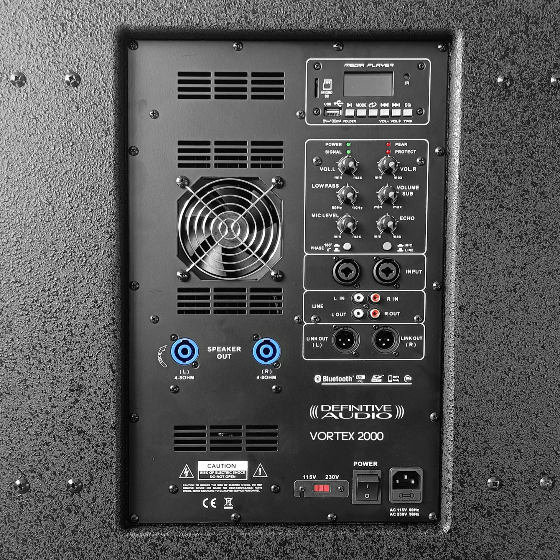 Definitive Audio Vortex 2000 - Etapa final de potencia estéreo - Variation 4