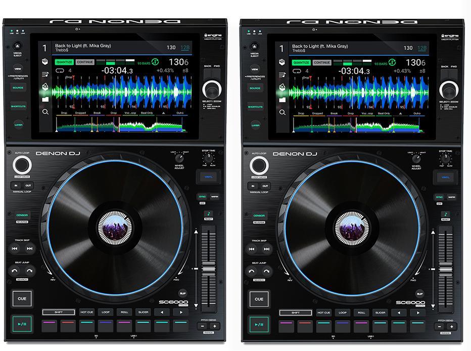 Full dj set Denon dj 2 x SC 6000
