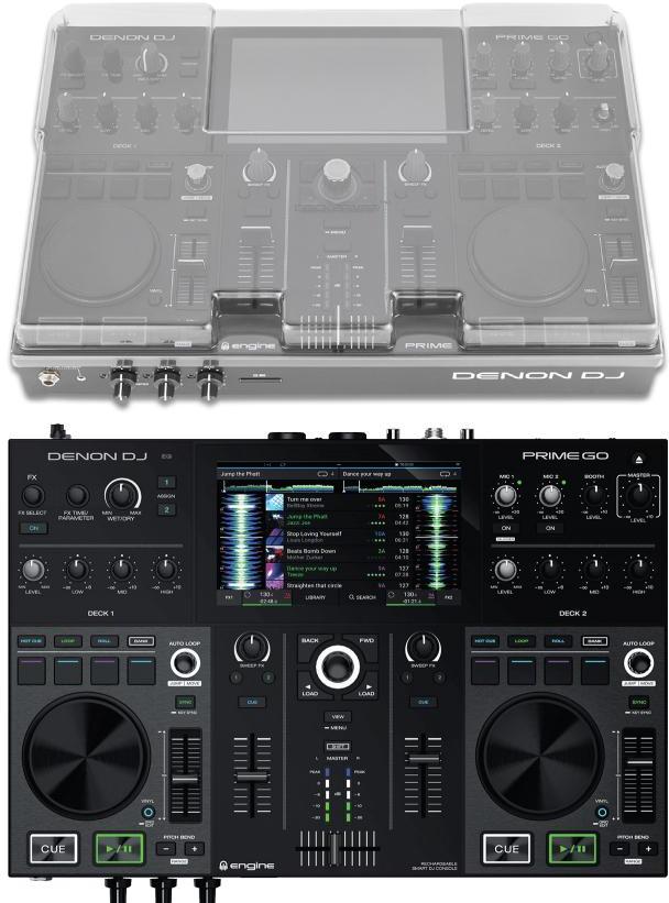 Case/flight/decksaver Denon dj PRIME GO + Decksaver