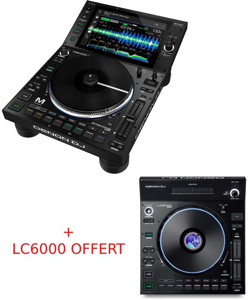 Plato mp3 & cd Denon dj SC 6000M + LC 6000
