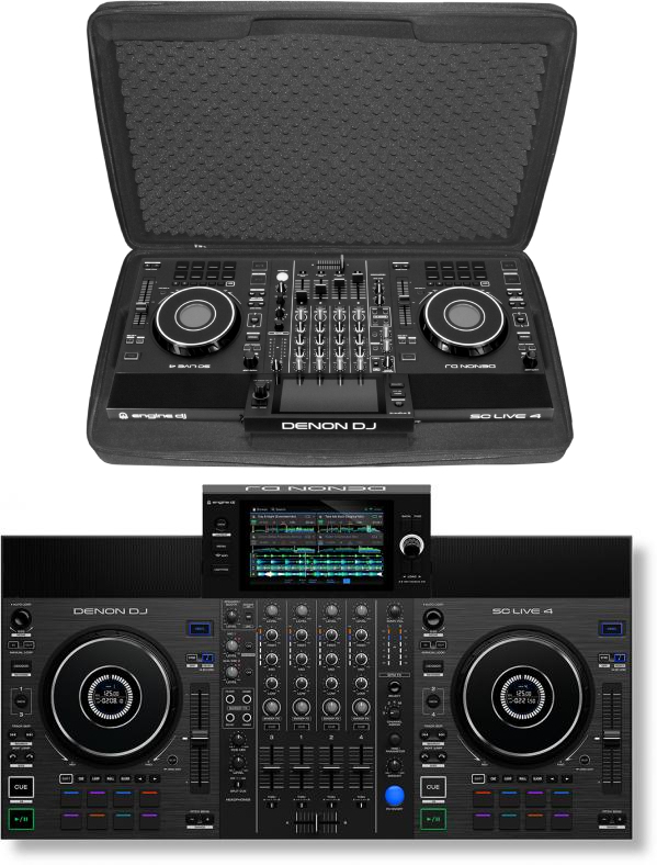 Denon Dj Sc Live 4  + U 8319 Bl (sc Live 4) - Case/flight/decksaver - Main picture