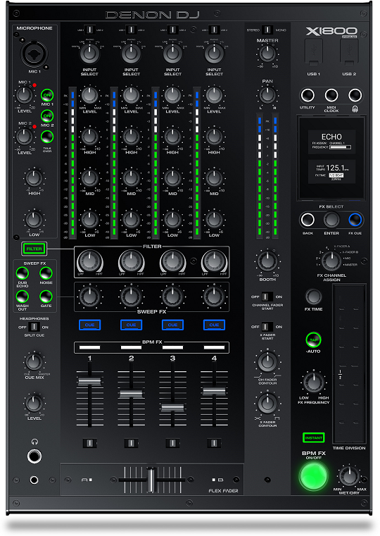 Denon Dj X1800 Prime - Mixer DJ - Main picture