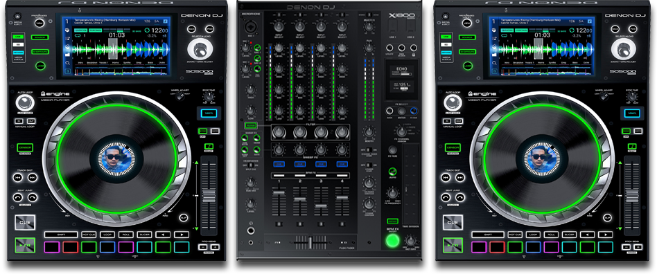 Denon Dj X1800 Prime + Denon Dj Sc5000 Prime - DJ Sets - Main picture