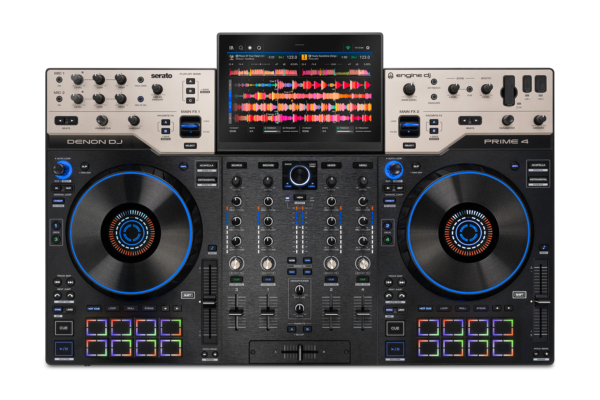 Denon Dj Prime4 G2 - Standalone DJ Controller - Variation 13