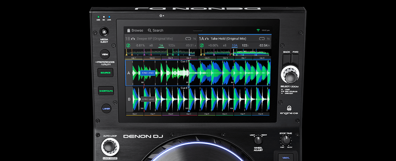 Denon Dj Sc 6000 Prime - Plato MP3 & CD - Variation 7