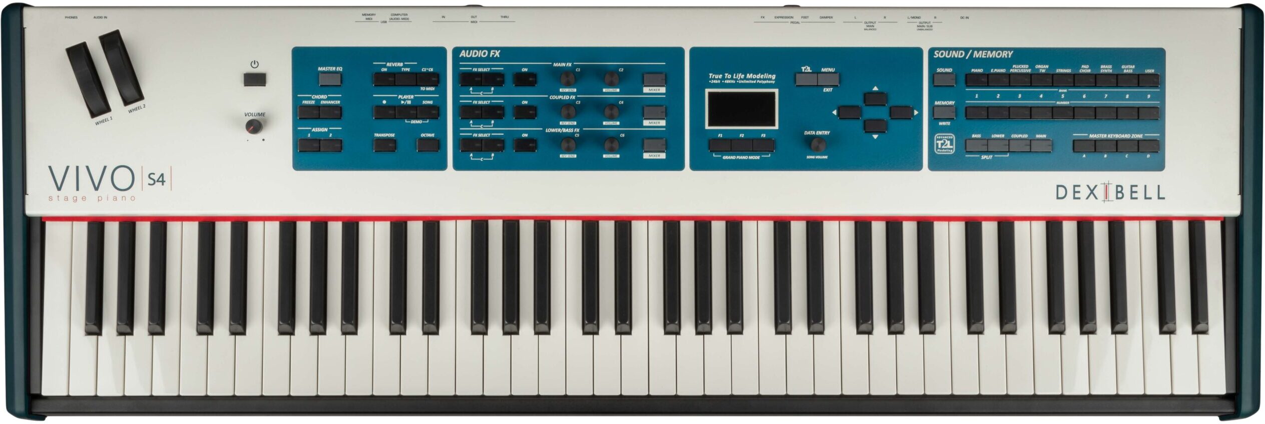 Dexibell Vivo S4 - Bleu - Piano digital portatil - Main picture