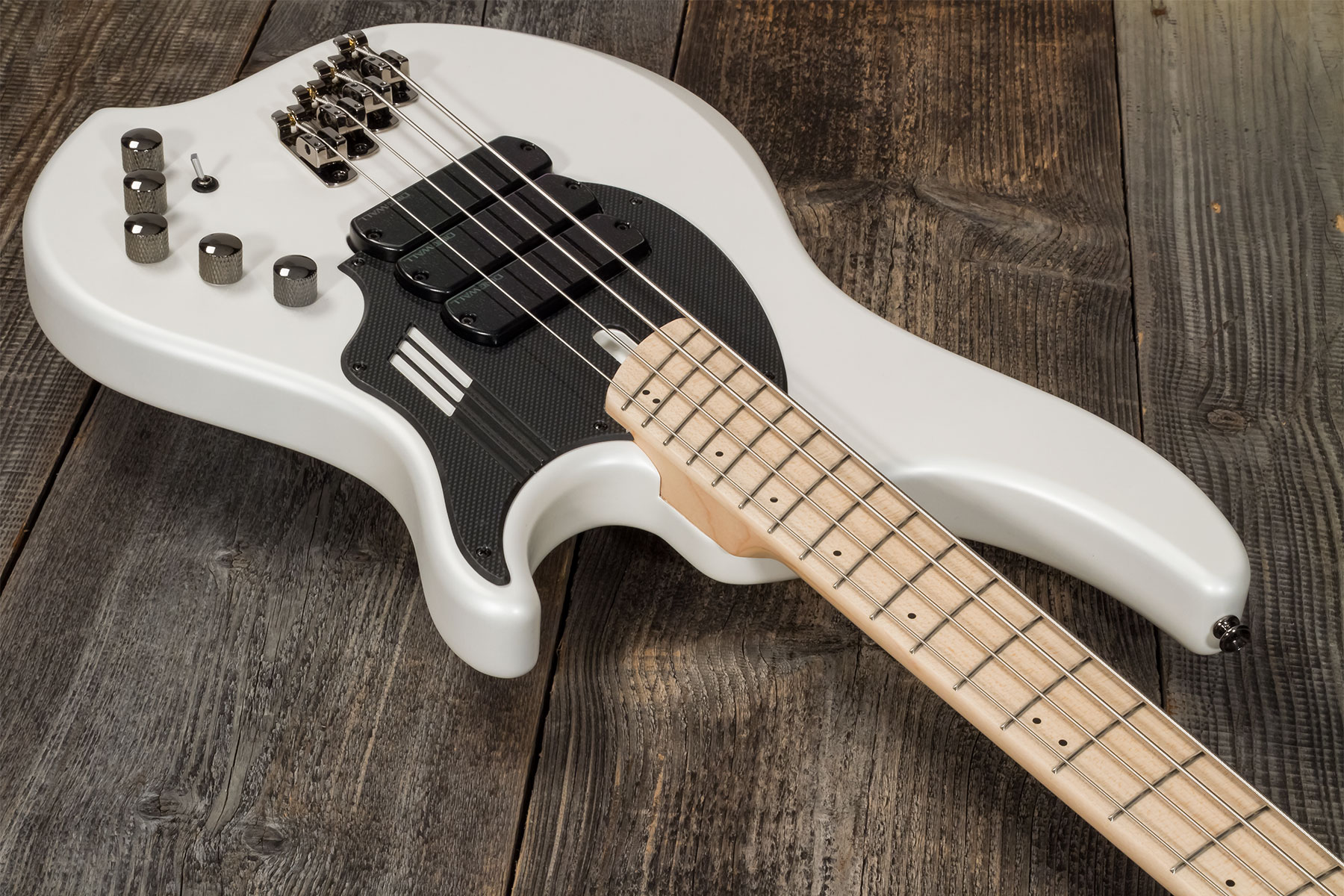 Dingwall Adam Nolly Getgood Ng3 4c 3pu Signature Active Mn - Ducati Pearl White - Bajo eléctrico de cuerpo sólido - Variation 3