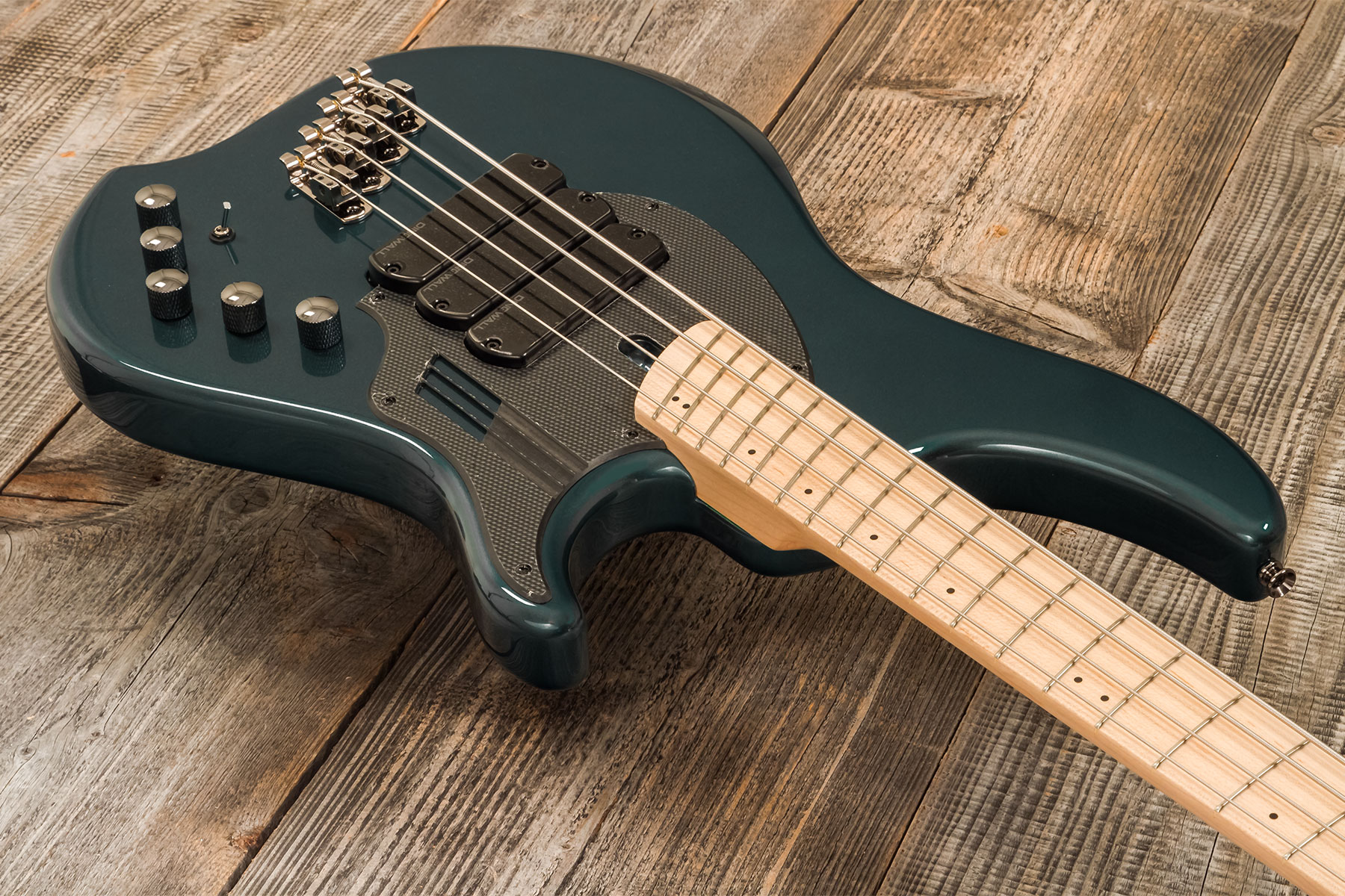 Dingwall Adam Nolly Getgood Ng3 4c Signature 3pu Active Mn - Black Forest Green - Bajo eléctrico de cuerpo sólido - Variation 3