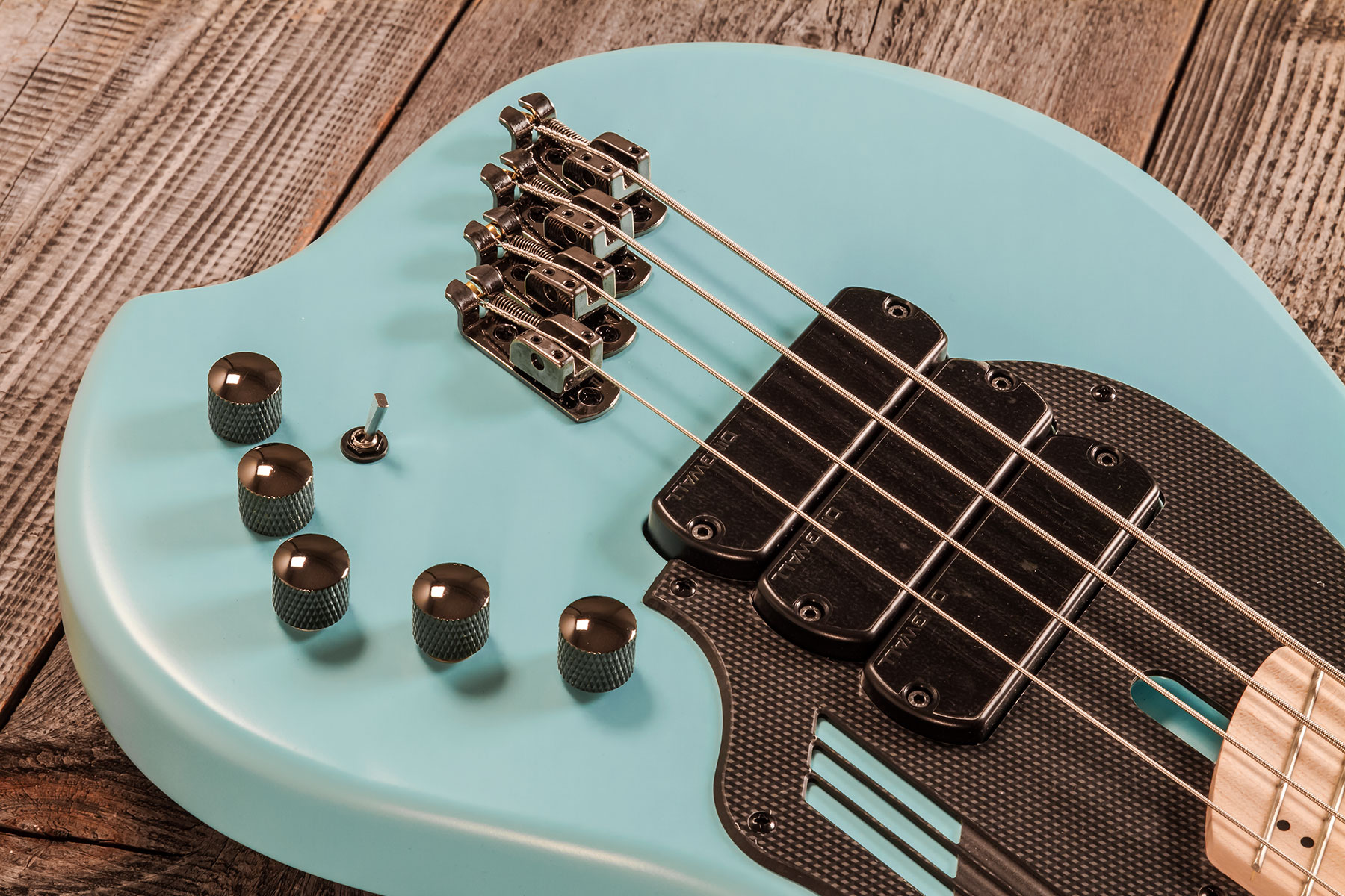 Dingwall Adam Nolly Getgood Ng3 4c Signature 3pu Active Mn - Matte Celestial Blue - Bajo eléctrico de cuerpo sólido - Variation 3