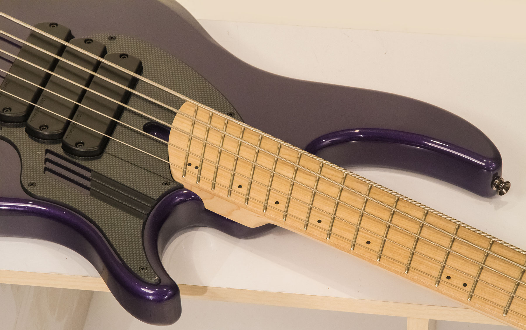 Dingwall Adam Nolly Getgood Ng3 5c Signature 3pu Active Mn - Purple Metallic - Bajo eléctrico de cuerpo sólido - Variation 3