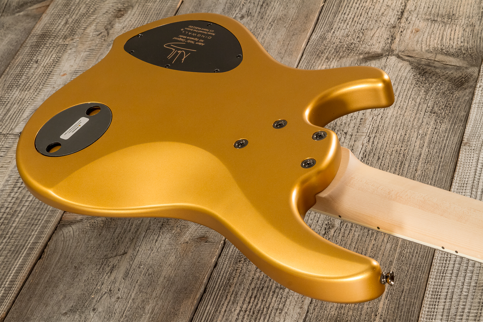 Dingwall Adam Nolly Getgood Ng3 5c Signature 3pu Active Mn - Gold Matte - Bajo eléctrico de cuerpo sólido - Variation 7