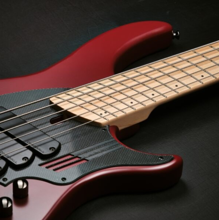 Dingwall Adam Nolly Getgood Ng3 5c Signature 3pu Active Mn - Pegasus Red - Bajo eléctrico de cuerpo sólido - Variation 2