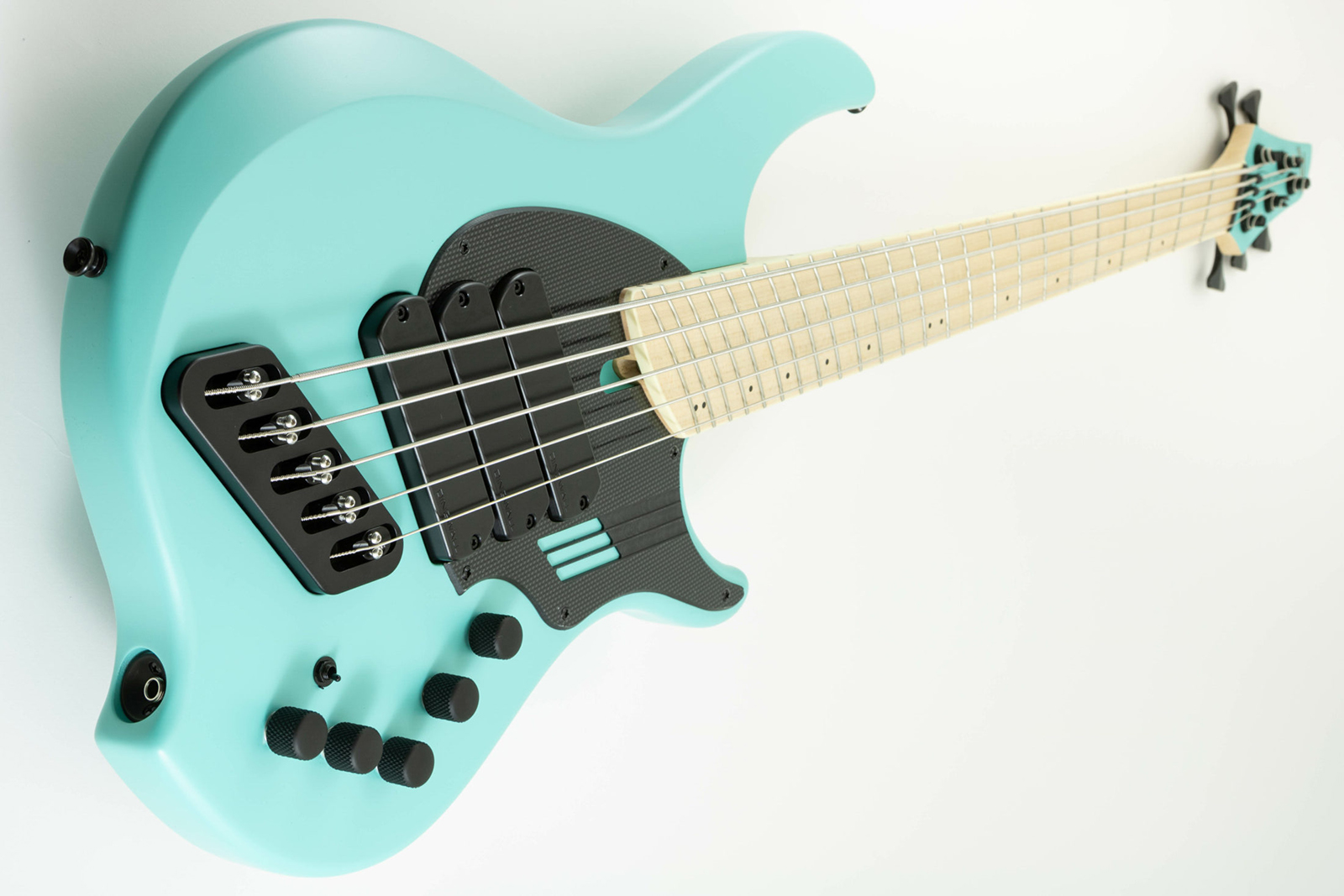 Dingwall Adam Nolly Getgood Ng3 5c Signature 3pu Active Mn - Matte Celestial Blue - Bajo eléctrico de cuerpo sólido - Variation 2