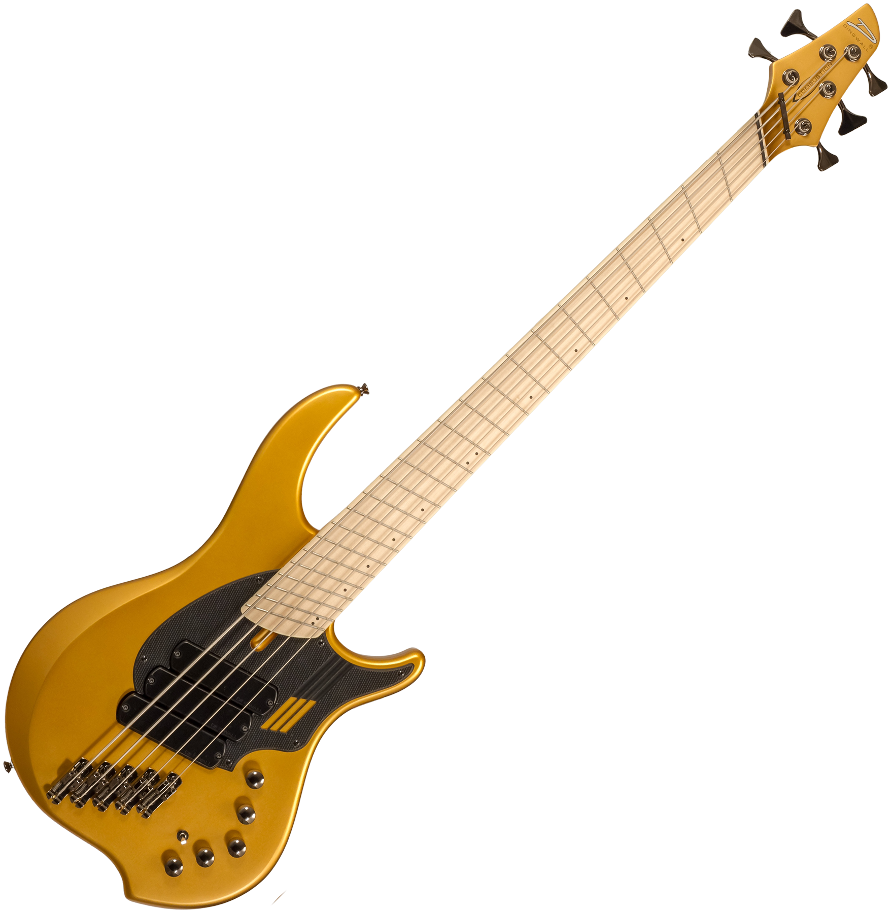Dingwall Adam Nolly Getgood Ng3 5c Signature 3pu Active Mn - Gold Matte - Bajo eléctrico de cuerpo sólido - Variation 1