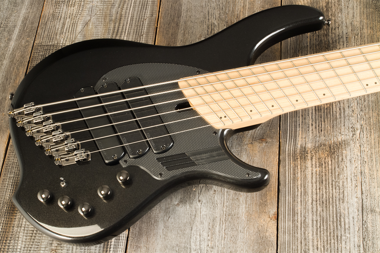 Dingwall Adam Nolly Getgood Ng3 6c Signature 3pu Active Mn - Metallic Black - Bajo eléctrico de cuerpo sólido - Variation 2