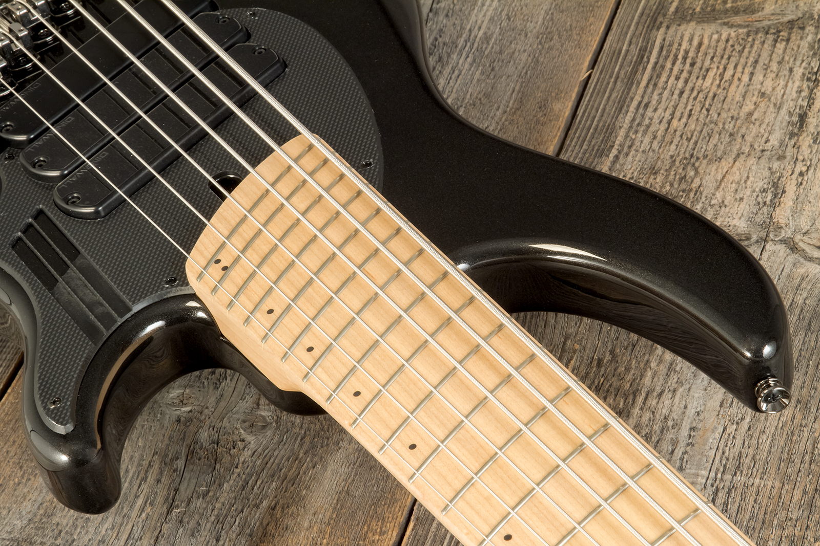 Dingwall Adam Nolly Getgood Ng3 6c Signature 3pu Active Mn - Metallic Black - Bajo eléctrico de cuerpo sólido - Variation 3