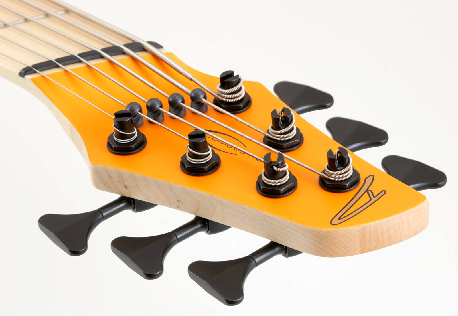 Dingwall Adam Nolly Getgood Ng3 6c Signature 3pu Active Mn - Matte Lambo Orange - Bajo eléctrico de cuerpo sólido - Variation 4