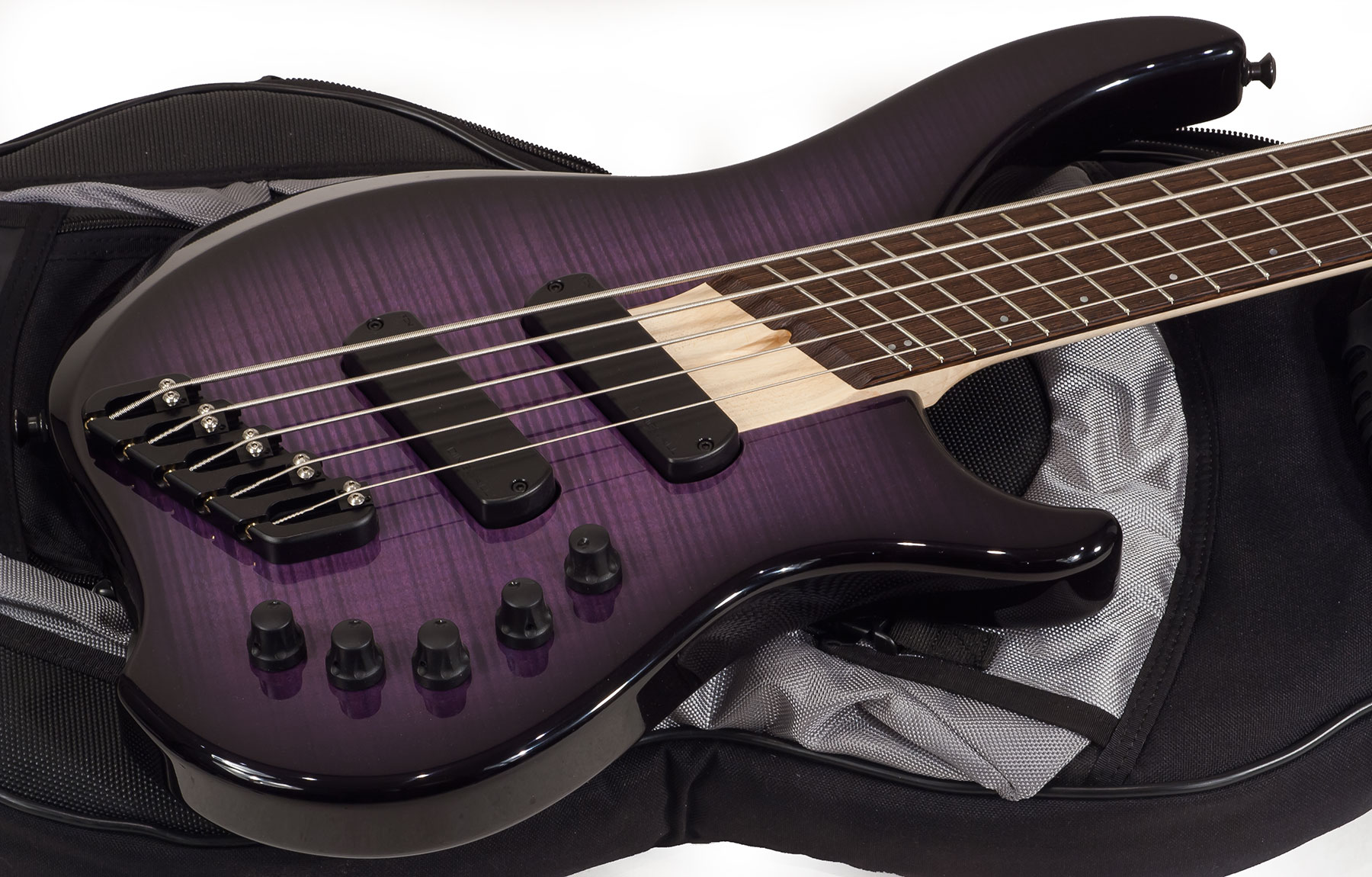 Dingwall Afterburner I 5 2-pickups Wen +housse - Purple Blackburst - Bajo eléctrico de cuerpo sólido - Variation 1