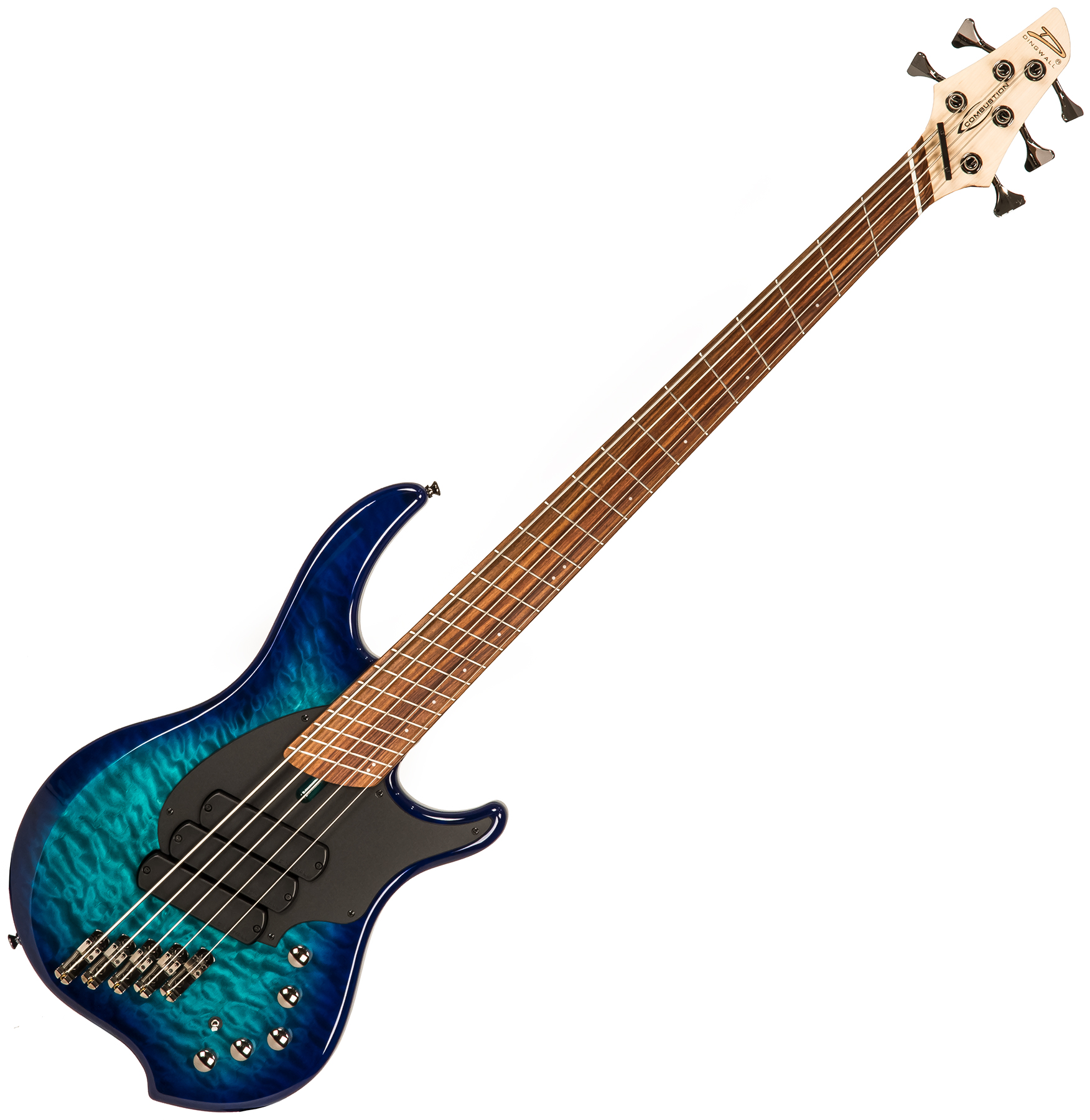 Dingwall Combustion 5 3-pickups Pf +housse - Whalepool Burst - Bajo eléctrico de cuerpo sólido - Variation 1