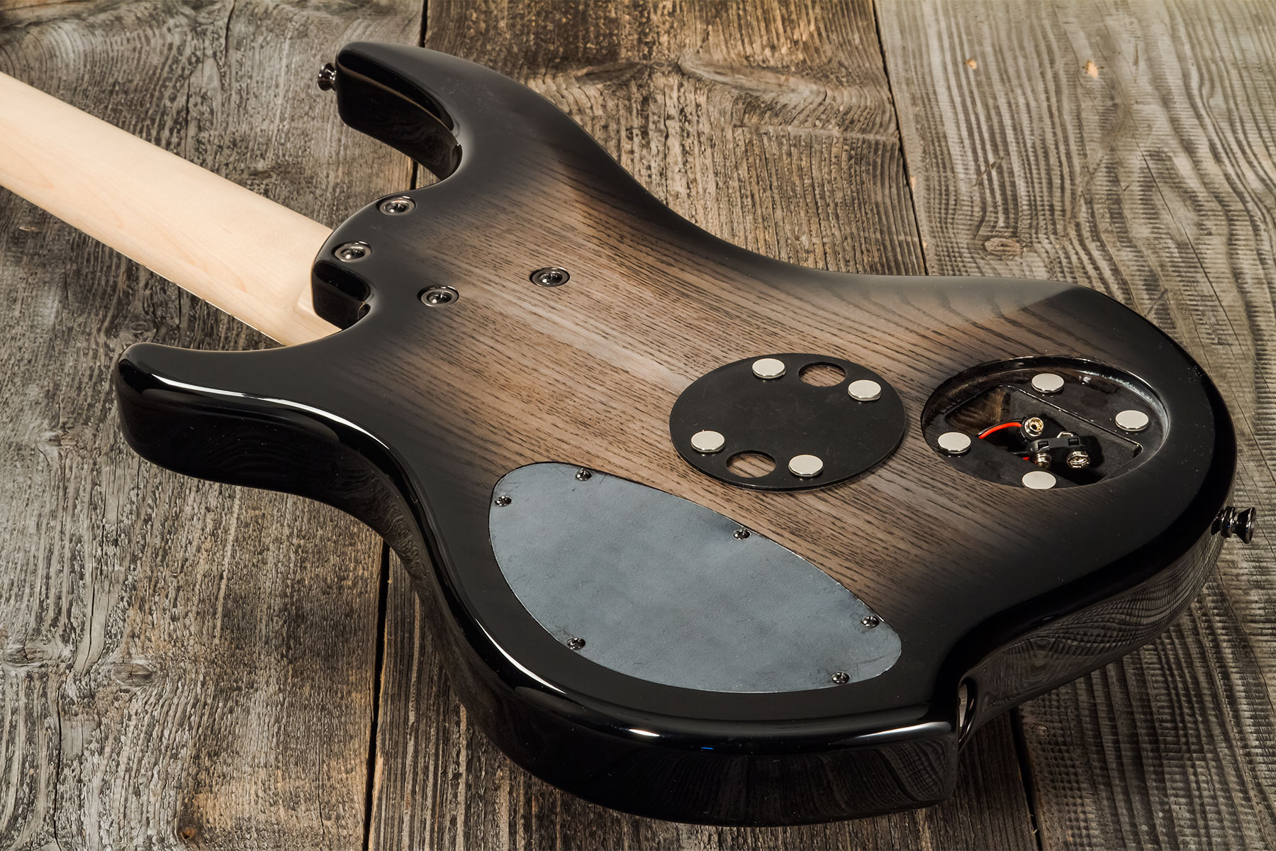 Dingwall Combustion Cb3 5c 3pu Active Mn - 2-tone Blackburst - Bajo eléctrico de cuerpo sólido - Variation 5