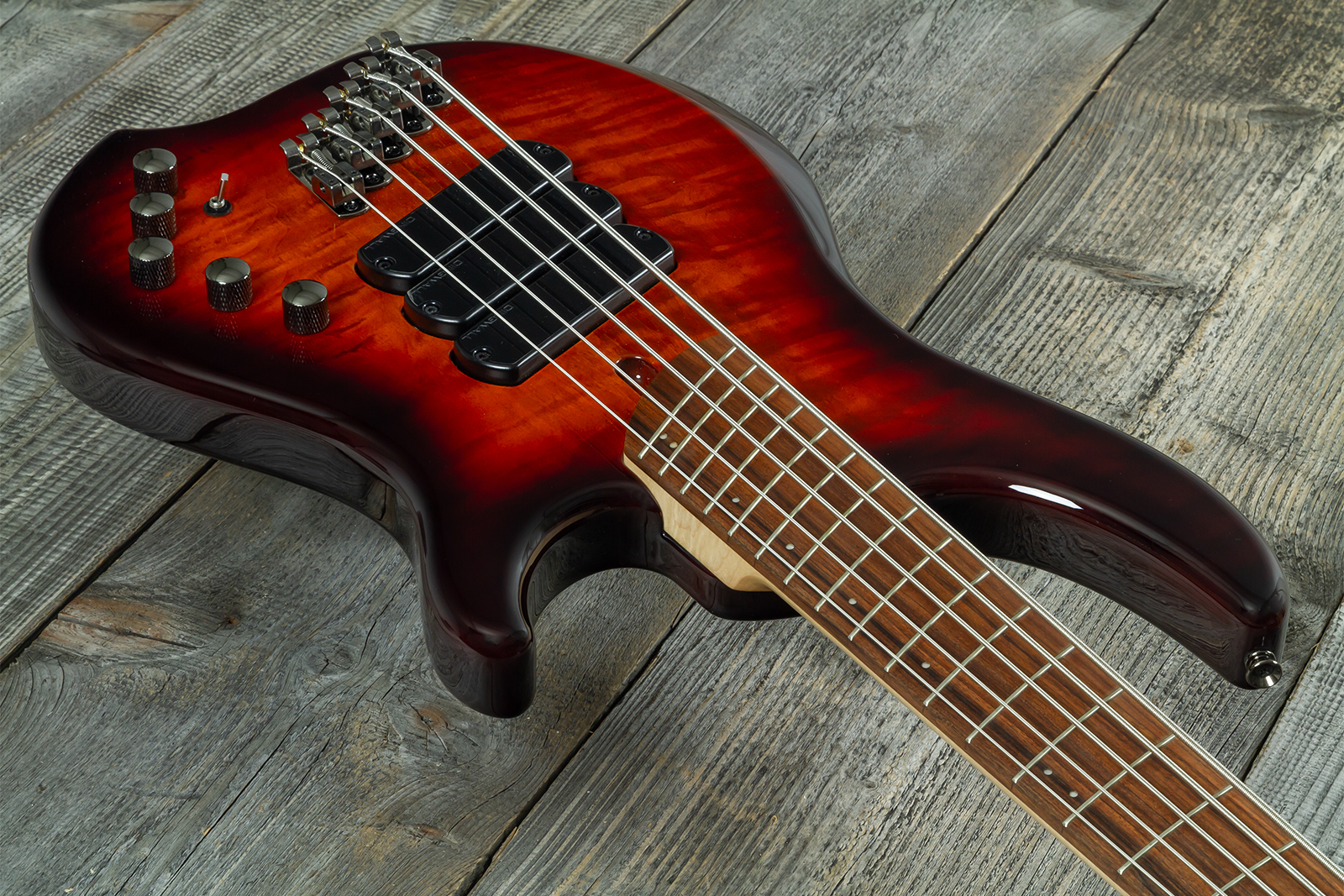 Dingwall Combustion Cb3 5c 3pu Active Pf - Vintage Burst Gloss - Bajo eléctrico de cuerpo sólido - Variation 10