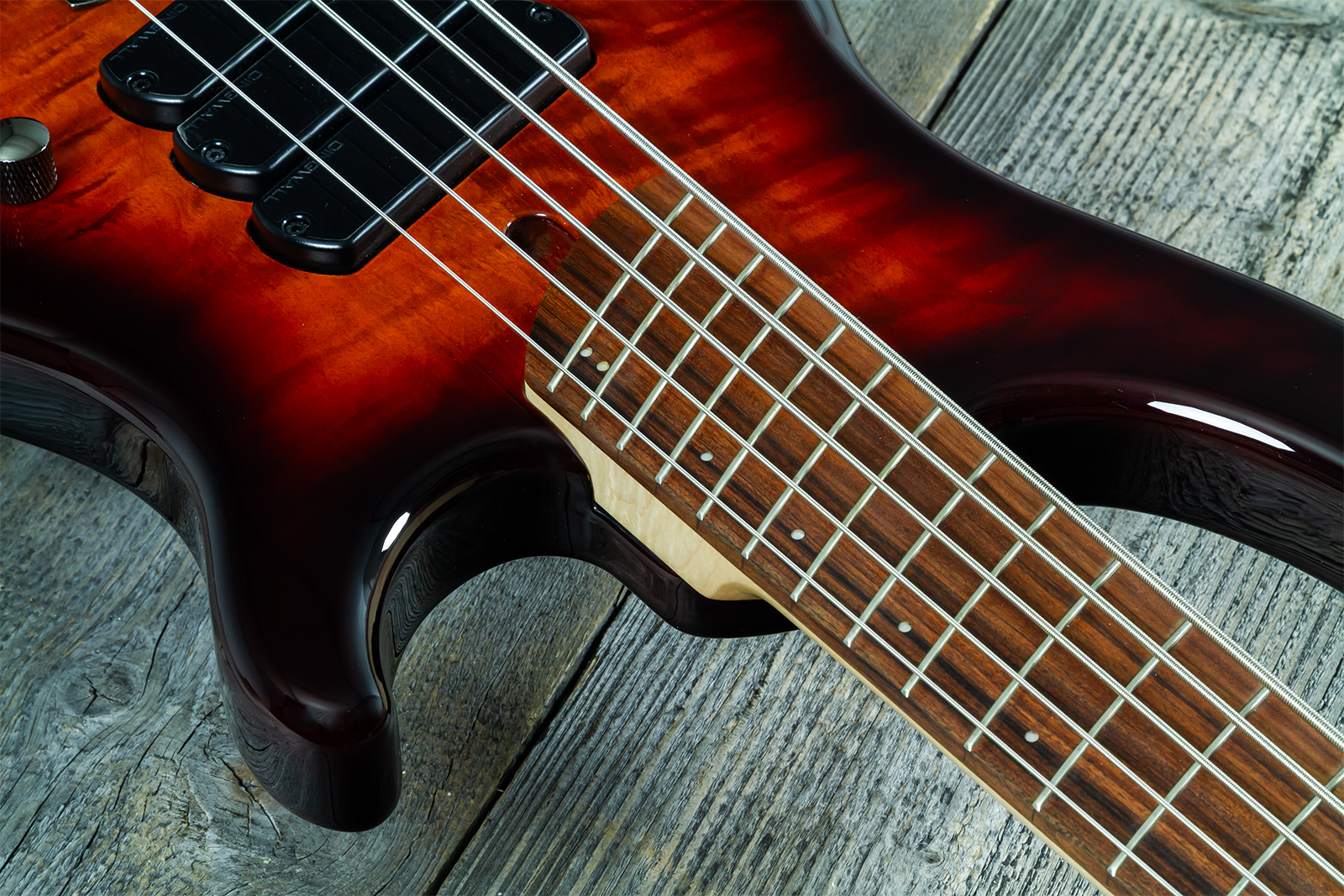 Dingwall Combustion Cb3 5c 3pu Active Pf - Vintage Burst Gloss - Bajo eléctrico de cuerpo sólido - Variation 12