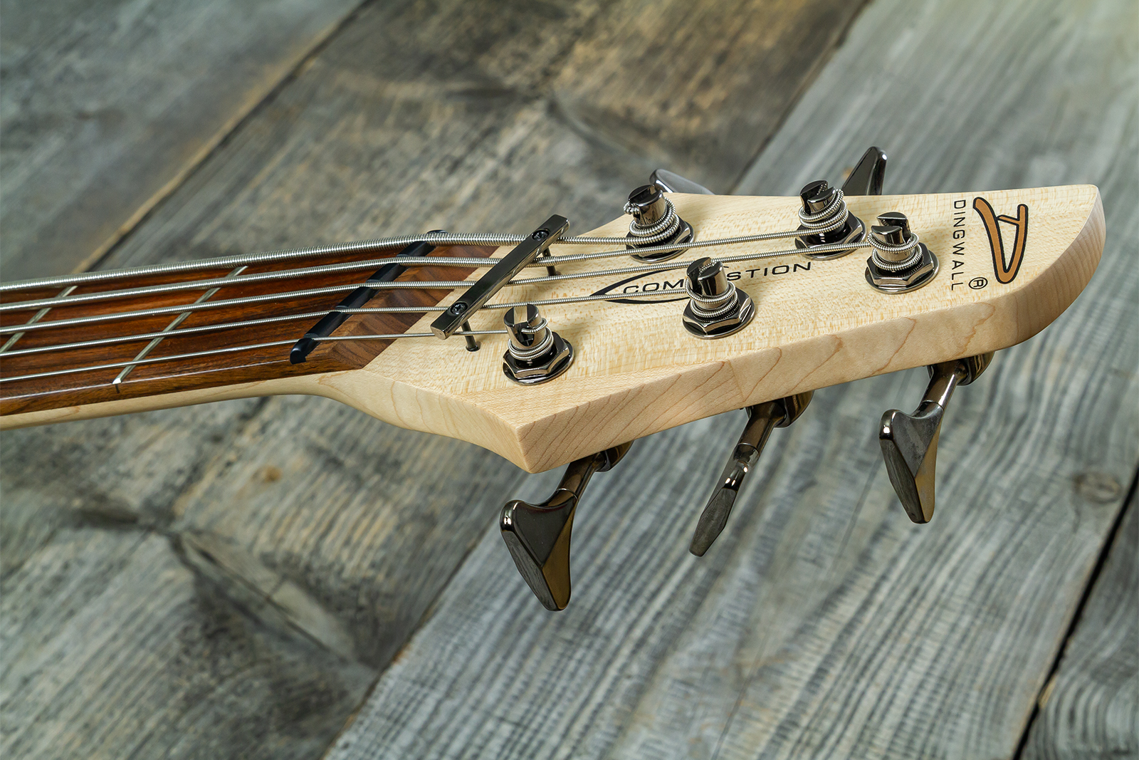 Dingwall Combustion Cb3 5c 3pu Active Pf - Vintage Burst Gloss - Bajo eléctrico de cuerpo sólido - Variation 14