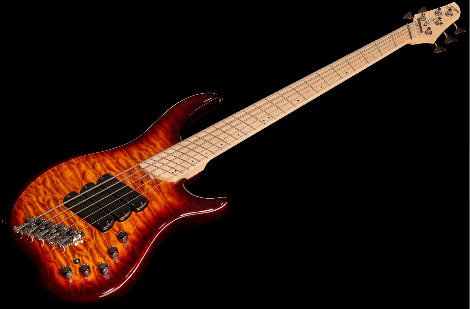 Dingwall Combustion Cb3 5c 3pu Active Pf - Vintage Burst Gloss - Bajo eléctrico de cuerpo sólido - Variation 1