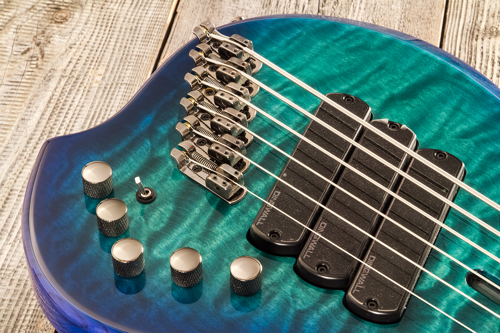 Dingwall Combustion Cb3 6c 3pu Active Pf - Whalepool Burst - Bajo eléctrico de cuerpo sólido - Variation 3