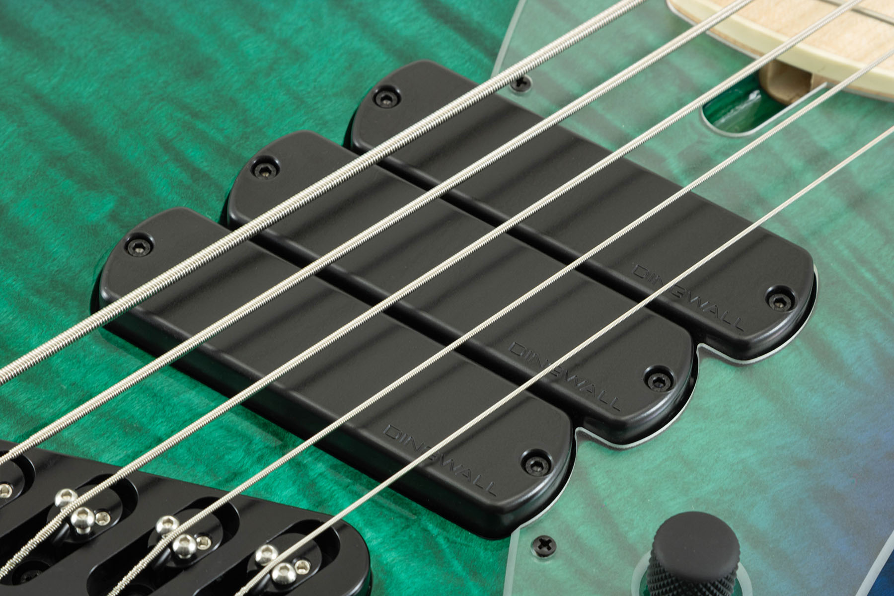 Dingwall Combustion Nashville Cn3 5c 3pu Active Mn - Whalepool Burst - Bajo eléctrico de cuerpo sólido - Variation 4