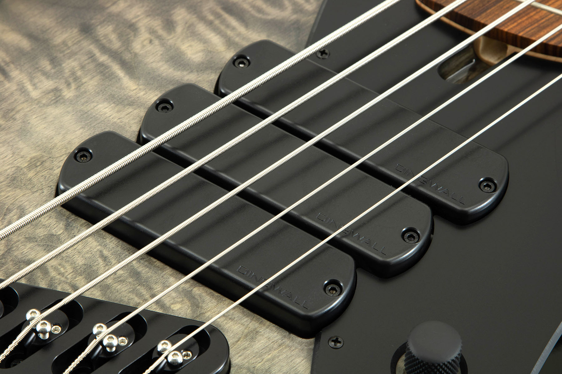 Dingwall Combustion Nashville Cn3 5c 3pu Active Pf - 2-tone Black Burst - Bajo eléctrico de cuerpo sólido - Variation 4