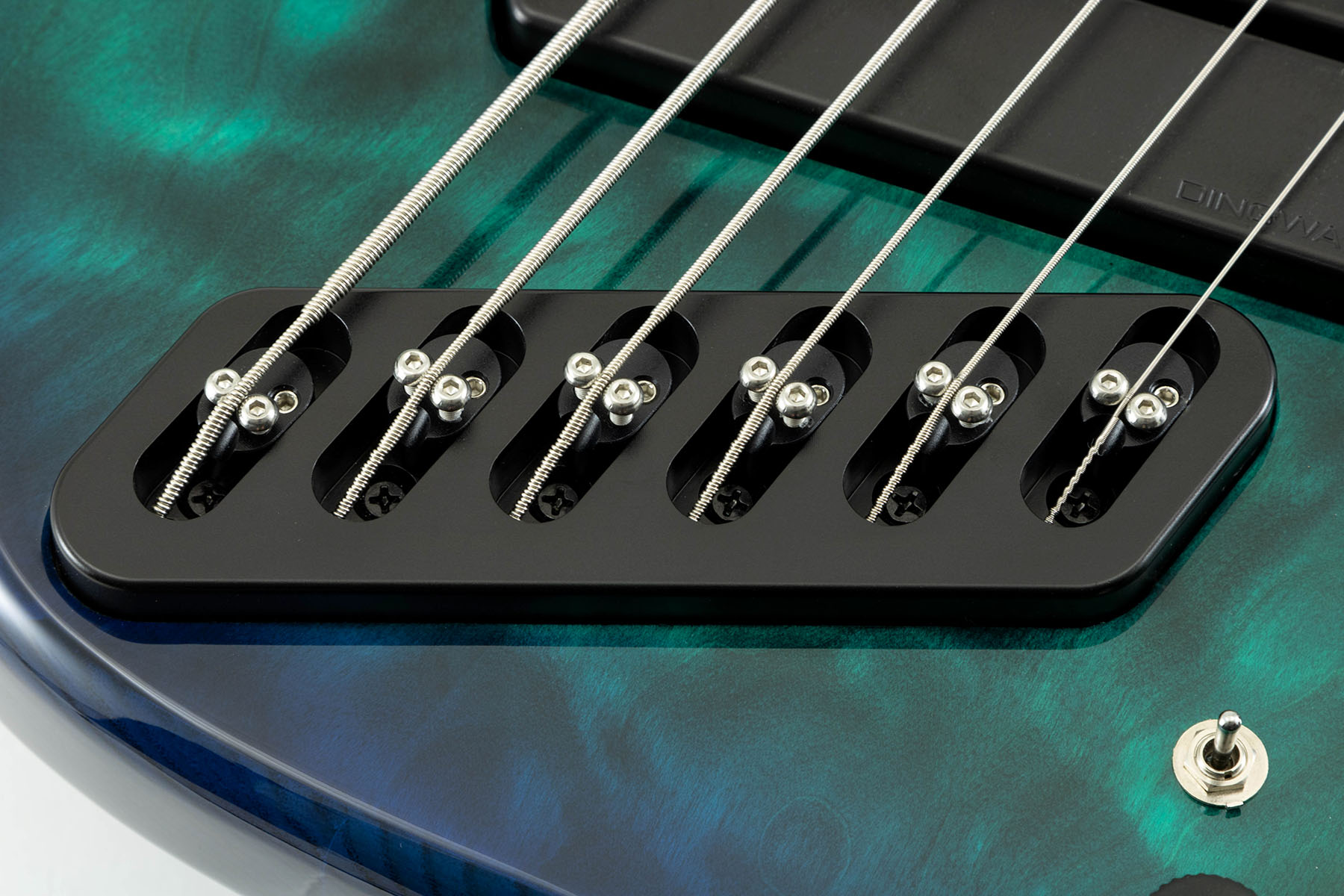 Dingwall Combustion Nashville Cn3 6c 3pu Active Pf - Whalepool Burst - Bajo eléctrico de cuerpo sólido - Variation 3