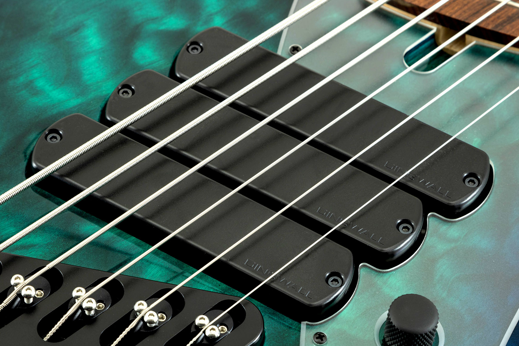 Dingwall Combustion Nashville Cn3 6c 3pu Active Pf - Whalepool Burst - Bajo eléctrico de cuerpo sólido - Variation 4