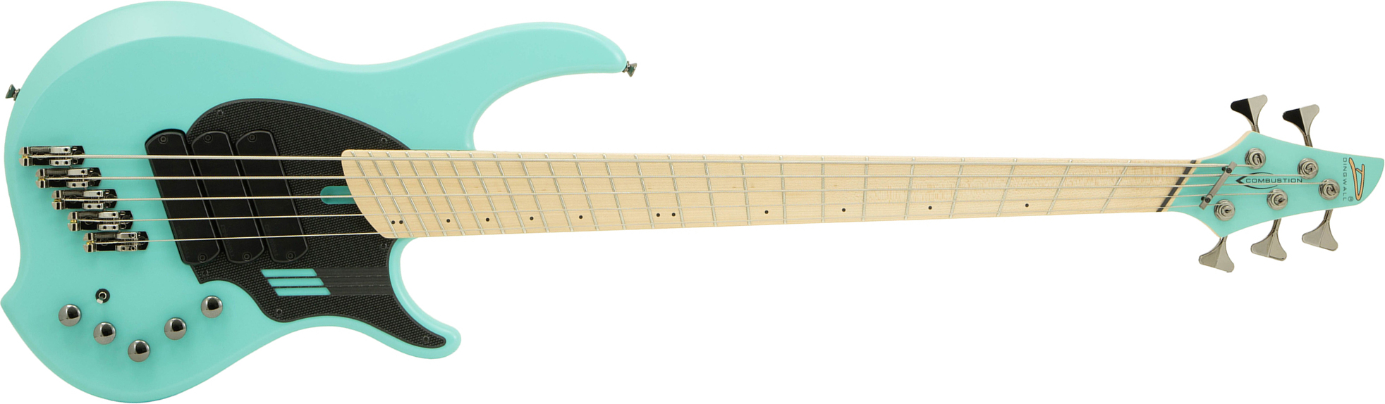 Dingwall Adam Nolly Getgood Ng3 5c Signature 3pu Active Mn - Matte Celestial Blue - Bajo eléctrico de cuerpo sólido - Main picture