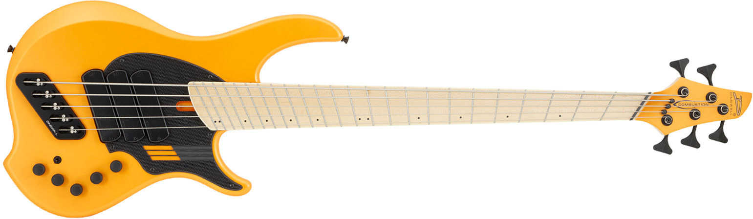 Dingwall Adam Nolly Getgood Ng3 5c Signature 3pu Active Mn - Matte Lambo Orange - Bajo eléctrico de cuerpo sólido - Main picture