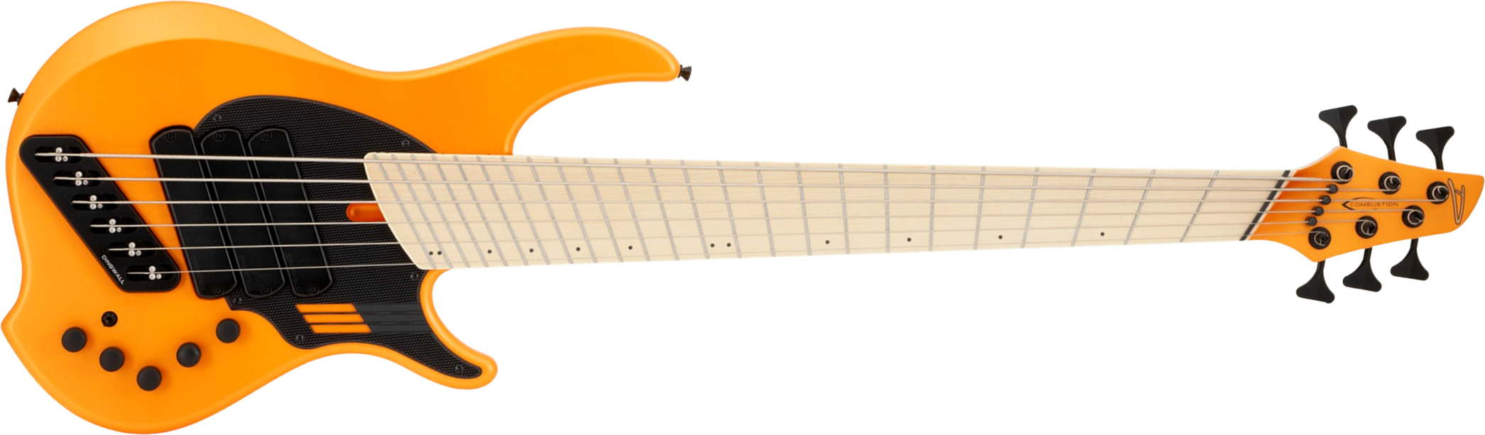 Dingwall Adam Nolly Getgood Ng3 6c Signature 3pu Active Mn - Matte Lambo Orange - Bajo eléctrico de cuerpo sólido - Main picture
