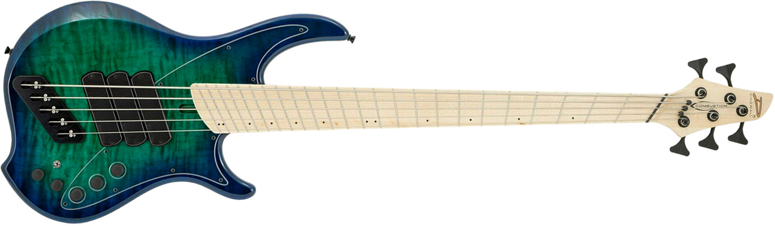 Dingwall Combustion Nashville Cn3 5c 3pu Active Mn - Whalepool Burst - Bajo eléctrico de cuerpo sólido - Main picture