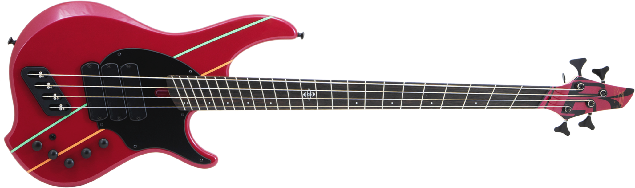 Dingwall John Taylor Rio Dream Jt3 Ltd 4c 3pu Active Eb - Cranberry Pearl - Bajo eléctrico de cuerpo sólido - Main picture