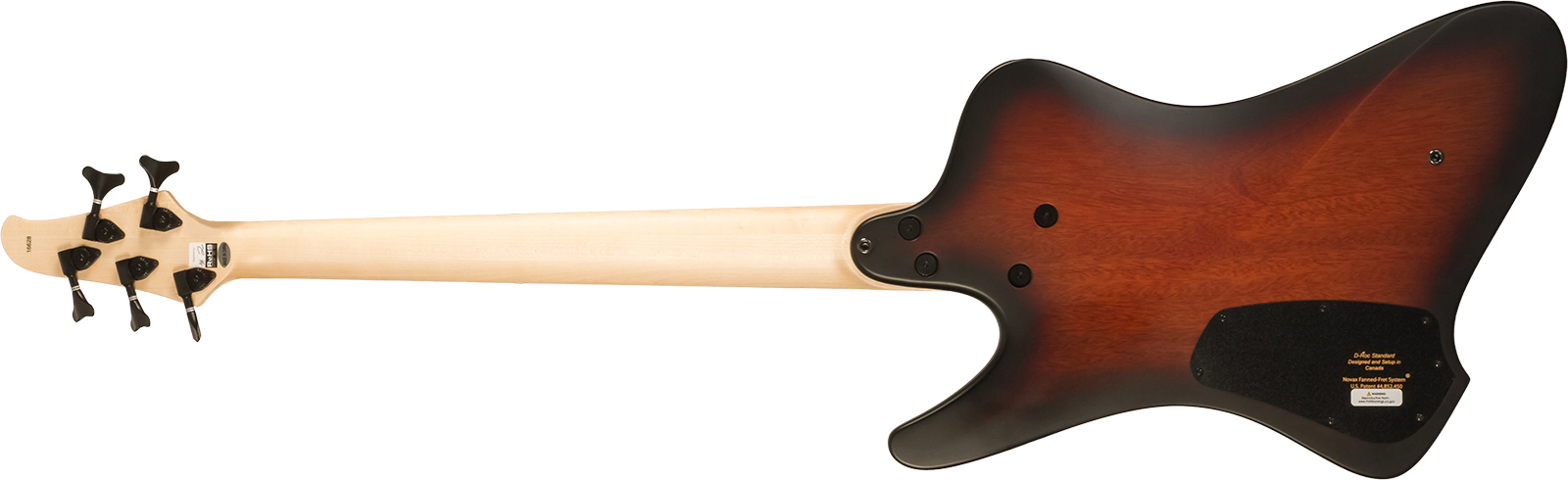Dingwall D-roc Standard-3 5c 3pu Active Pf - Vintage Burst Matte - Bajo eléctrico de cuerpo sólido - Variation 1