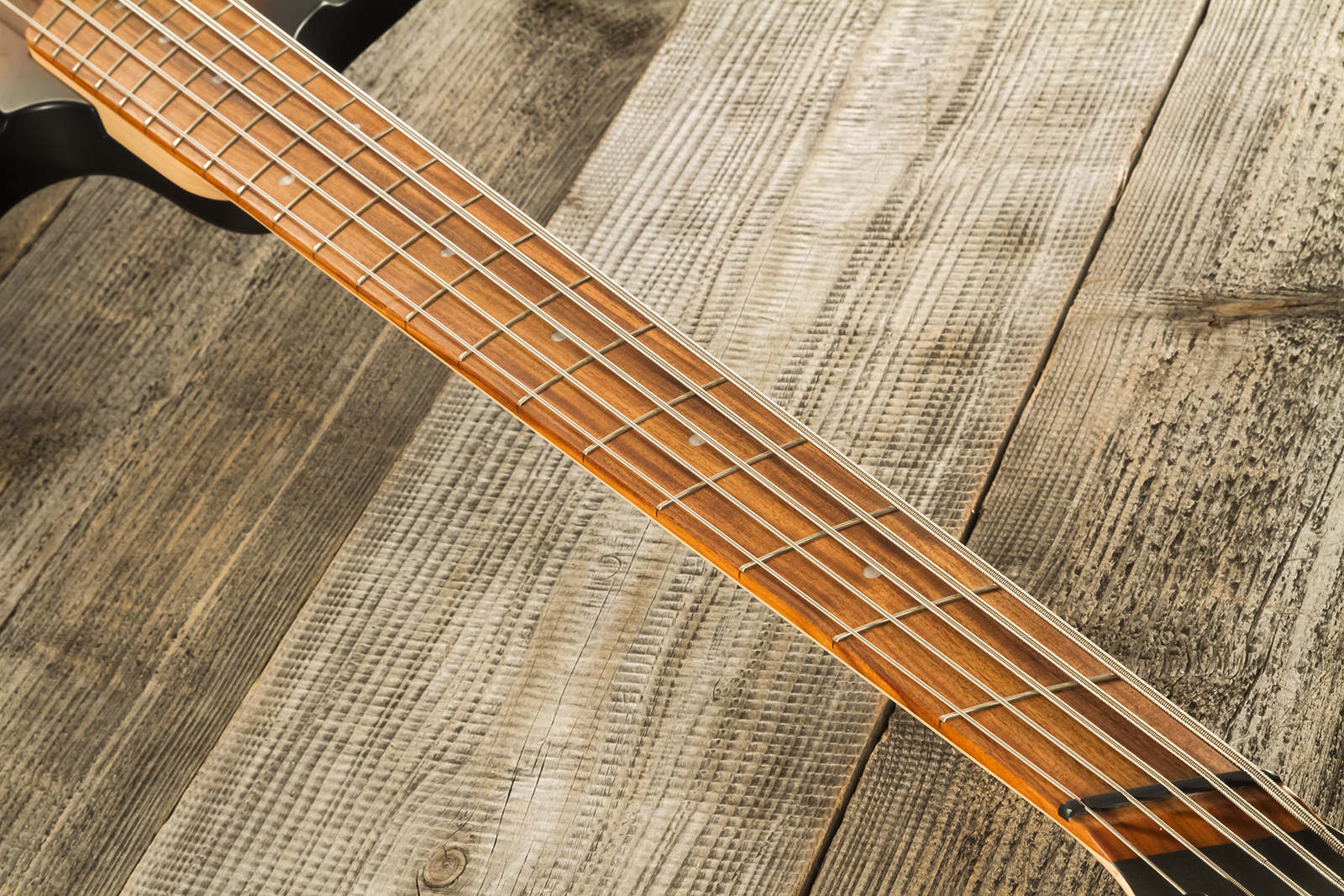 Dingwall D-roc Standard-3 5c 3pu Active Pf - Vintage Burst Matte - Bajo eléctrico de cuerpo sólido - Variation 5