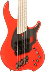 Bajo eléctrico de cuerpo sólido Dingwall Adam Nolly Getgood NG3 3-Pickups 5-Strings (MN) - Fiesta red