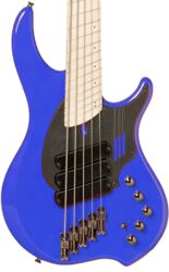 Bajo eléctrico de cuerpo sólido Dingwall Adam Nolly Getgood NG3 3-Pickups 5-String (MN) - Blueberry metallic matte