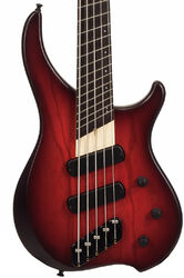 Bajo eléctrico de cuerpo sólido Dingwall Afterburner ABZ 5 2-Pickups (WEN) +Bag - Trans redburst satin