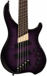 Bajo eléctrico de cuerpo sólido Dingwall Afterburner I 5 2-Pickups (WEN) +Bag - Purple blackburst 