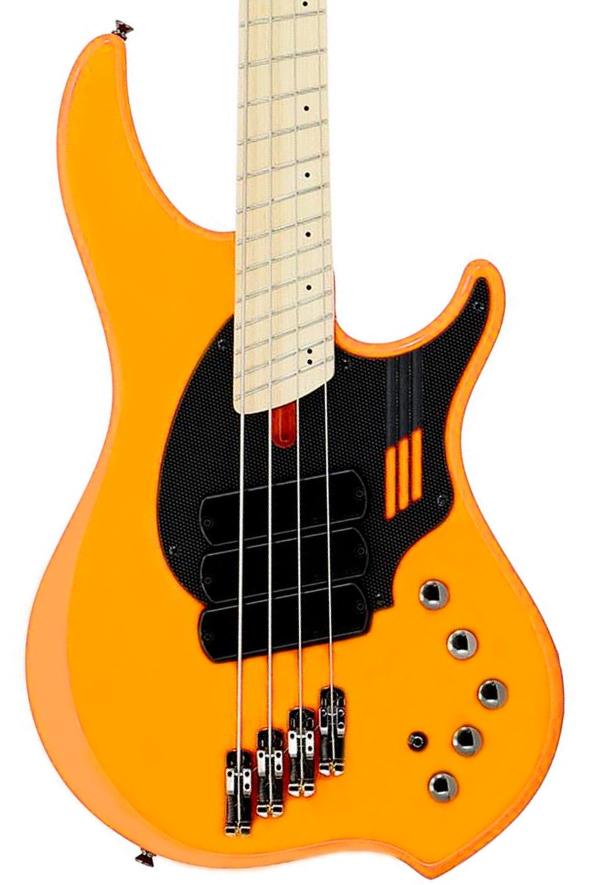 Bajo eléctrico de cuerpo sólido Dingwall Adam Nolly Getgood NG3 3-Pickups - Matte Lambo Orange