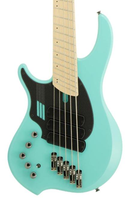Bajo eléctrico de cuerpo sólido Dingwall Adam Nolly Getgood NG3 3-Pickups LH (5-String, MN) - Matte Celestial Blue