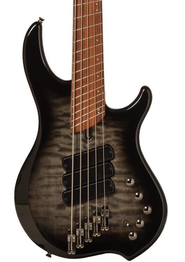 Bajo eléctrico de cuerpo sólido Dingwall Combustion 5 3-Pickups (PF) - 2-Tone Blackburst