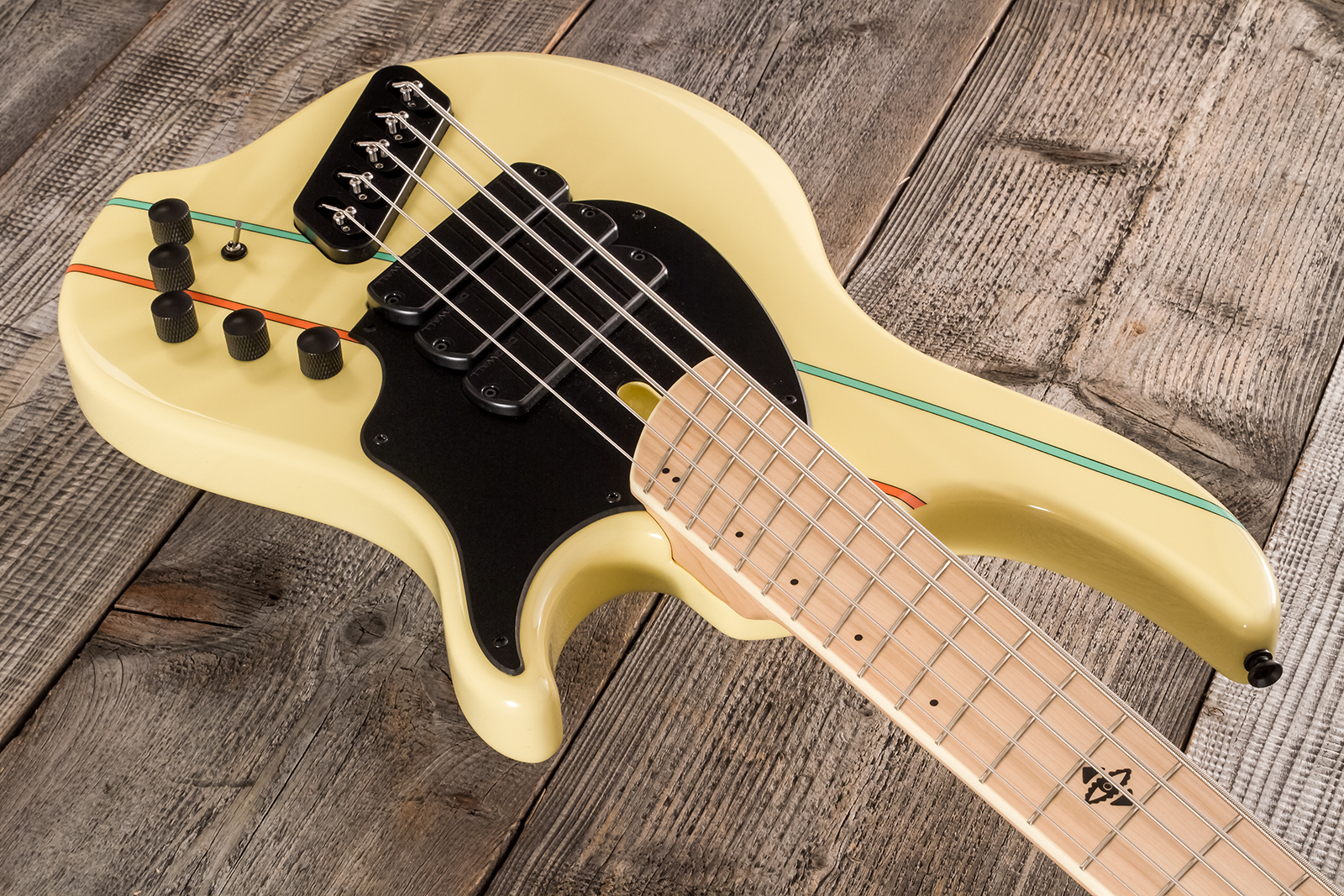 Dingwall John Taylor Rio Dream Jt3 5c Ltd Signature 3pu Active Mn - Creme - Bajo eléctrico de cuerpo sólido - Variation 6