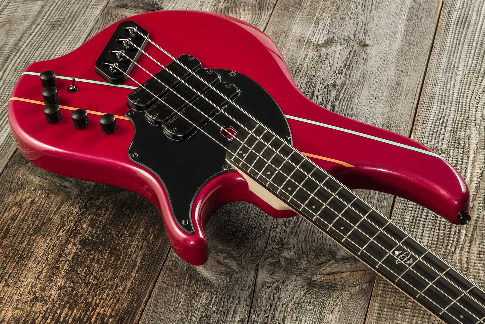 Dingwall John Taylor Rio Dream Jt3 Ltd 4c 3pu Active Eb - Cranberry Pearl - Bajo eléctrico de cuerpo sólido - Variation 2