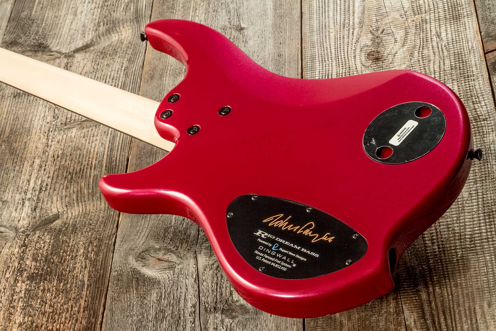 Dingwall John Taylor Rio Dream Jt3 Ltd 4c 3pu Active Eb - Cranberry Pearl - Bajo eléctrico de cuerpo sólido - Variation 5